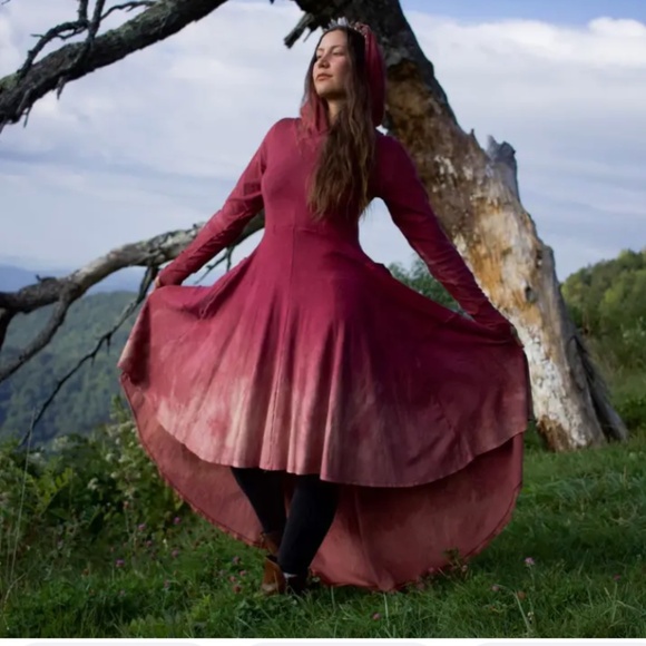 Rabbits Path Hooded Pocket Dress - Picture 3 of 9